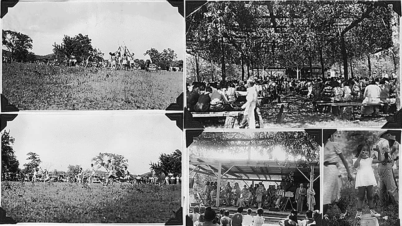 Stickball Games and Live Music at the Choctaw Capitol in 1939
